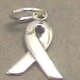 Wholesale Sterling Silver Breast Cancer Ribbon Charm